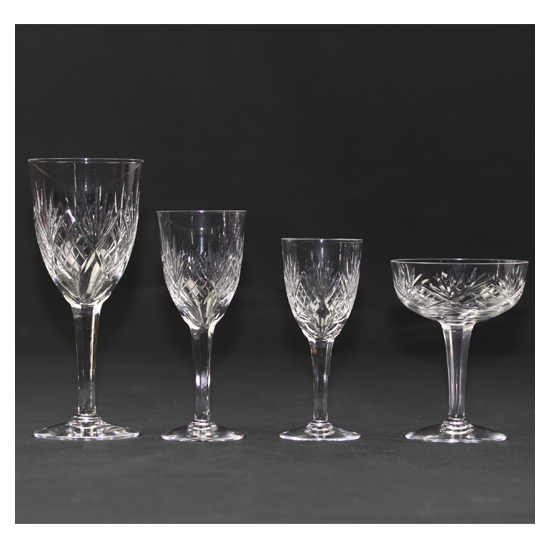 Service de verres - Cristal Lorrain